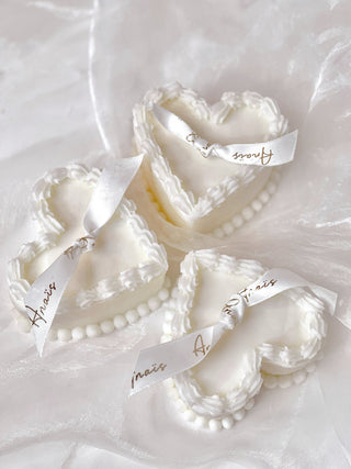 Vintage Cream Cake in Cream.