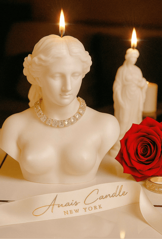 Vela con retrato de Venus de Milo 