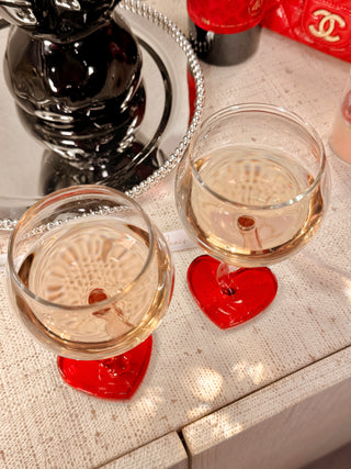 “My Valentine” Wine Glass Cup Set of 2 - Limited Edition 5.