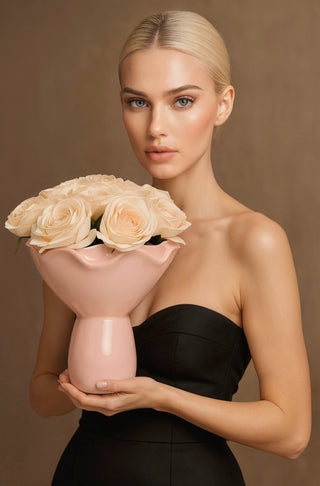 La Belle Bouquet Vase in Rose Pink - XL