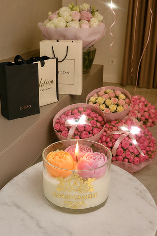 Peony Bouquet Candle is perfect for any romantic occasion.