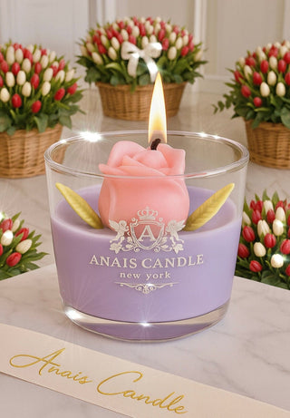 Blooming Tulip Candle designed and handcrafted by Anaïs Candle.