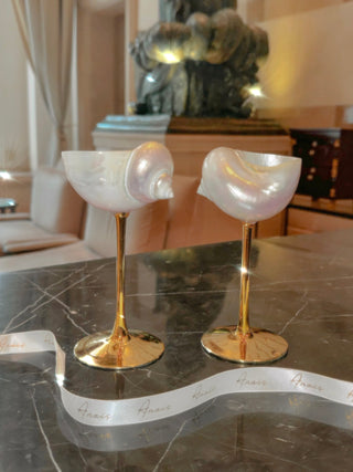 Seashell Enchanté Cup™️ Set of 2 in Gold