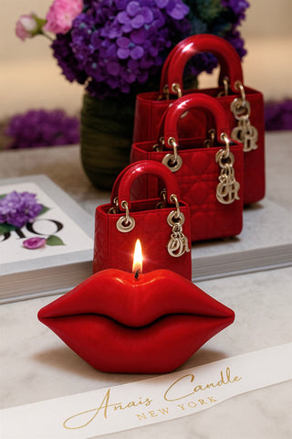 The Red Lips Candle is an amazing piece for any luxurious, classy home.