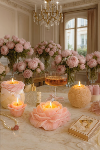 Blooming Peony Candle - XXL