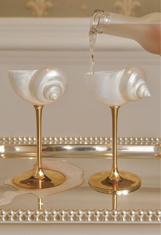 Seashell Enchanté Cup™️ Set of 2 in Gold