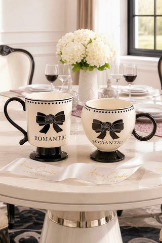Bow Belle Parisian Ceramic Cup Set of 2
