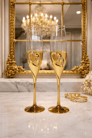 Imperial Diamond Heart Champagne Flute Set of 2 is an amazing special event gift