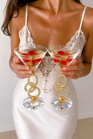 Versailles Bijou Martini Glass Set of 2