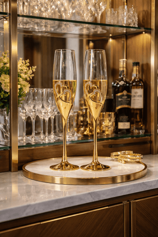 Imperial Diamond Heart Champagne Flute Set of 2 is the best housewarming gift