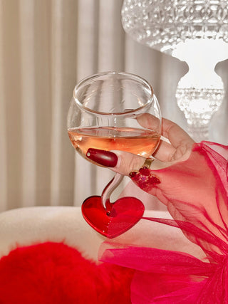 “My Valentine” Wine Glass Cup Set of 2 - Limited Edition 3.