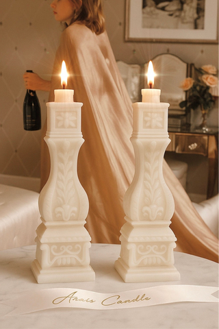 Stair Balusters Candle Set of 2