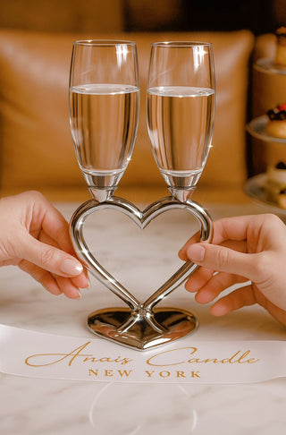 Heart of Eternity Champagne Flute Set of 2