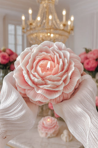 Blooming Peony Candle - XXL