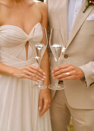 ‘100-Carat’ Diamond Champagne Flute Set of 2™️