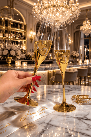 Imperial Diamond Heart Champagne Flute Set of 2 is an amazing housewarming gift