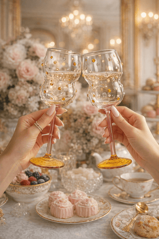 Luxurious Gemstones Glass Cup Set of 2 is the perfect drinkware gift