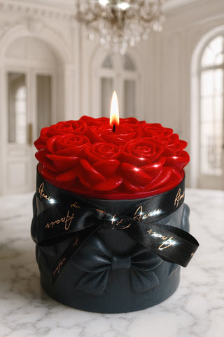 Vela Lavish Rose Bouquet en tono lápiz labial - XXL 