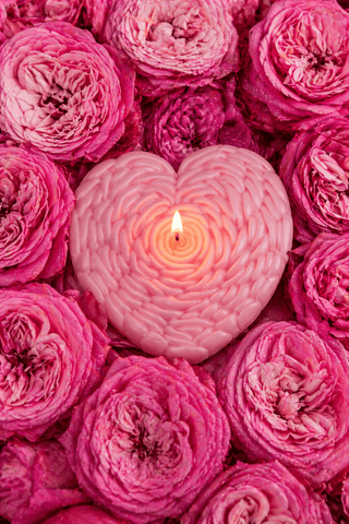 Coeur de Rose Candle - XL