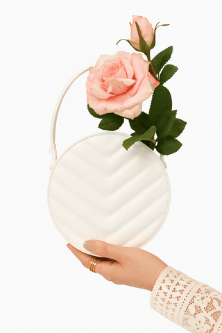 Sofia Round Handbag Resin Vase
