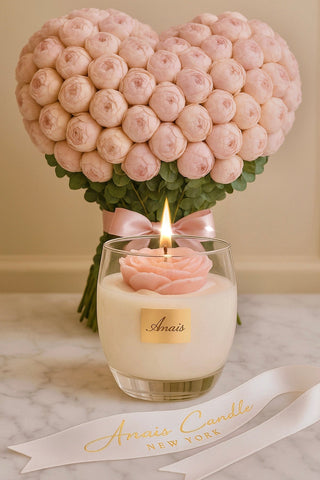The Austin Rose Candle designed and handcrafted by Anaïs Candle.