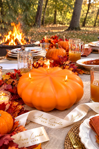 Autumn Heirloom Pumpkin Candle -XXL
