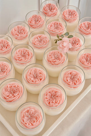 The Austin Rose Candle is made with non-toxic wax only.