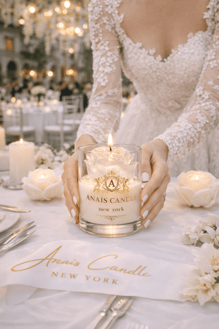 Éternelle Rose Candle decorated in a 5-star hotel and modern mansion