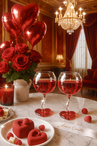 “My Valentine” Wine Glass Cup Set of 2
