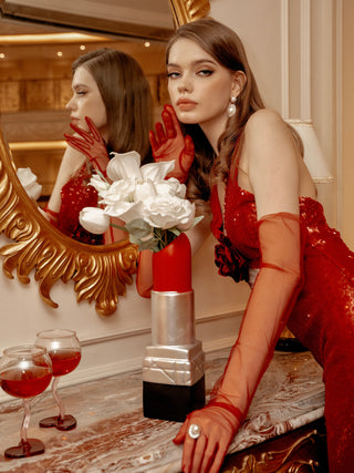 Luxurious Lipstick Resin Vase - XXL