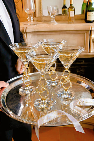 Versailles Bijou Martini Glass Set of 2