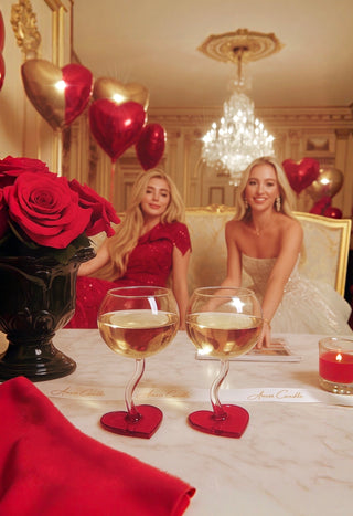 “My Valentine” Wine Glass Cup Set of 2