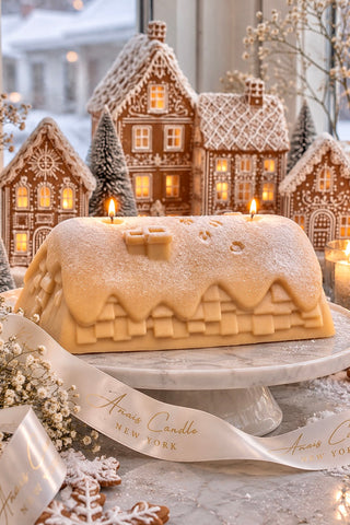 Gingerbread House of Noël Candle – XXL