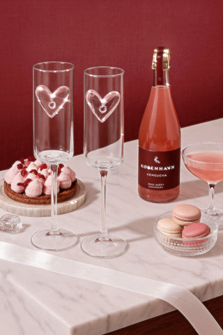 Étreinte d’Amour Heart Flute Set of 2