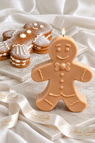 Holiday Gingerbread Man Candle – XXL