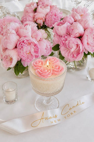 La Vie en Rose Candle