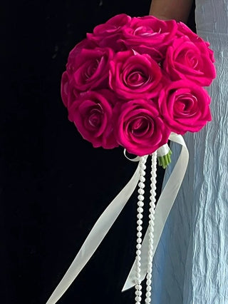 Juliet Artificial Rose Bouquet.