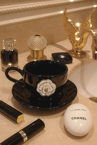 Château Camellia Ceramic Tea/Coffee Cup Set of 2