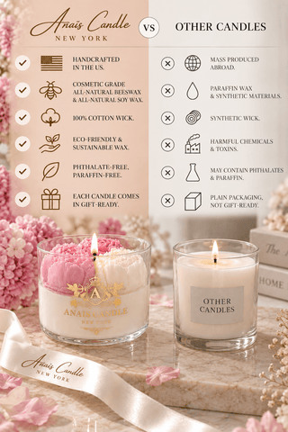 Peony Bouquet Candle in Petal Pink