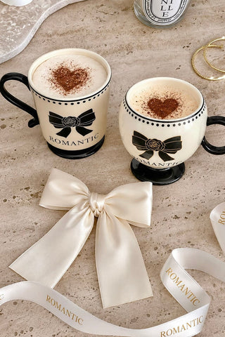 Bow Belle Parisian Ceramic Cup Set of 2