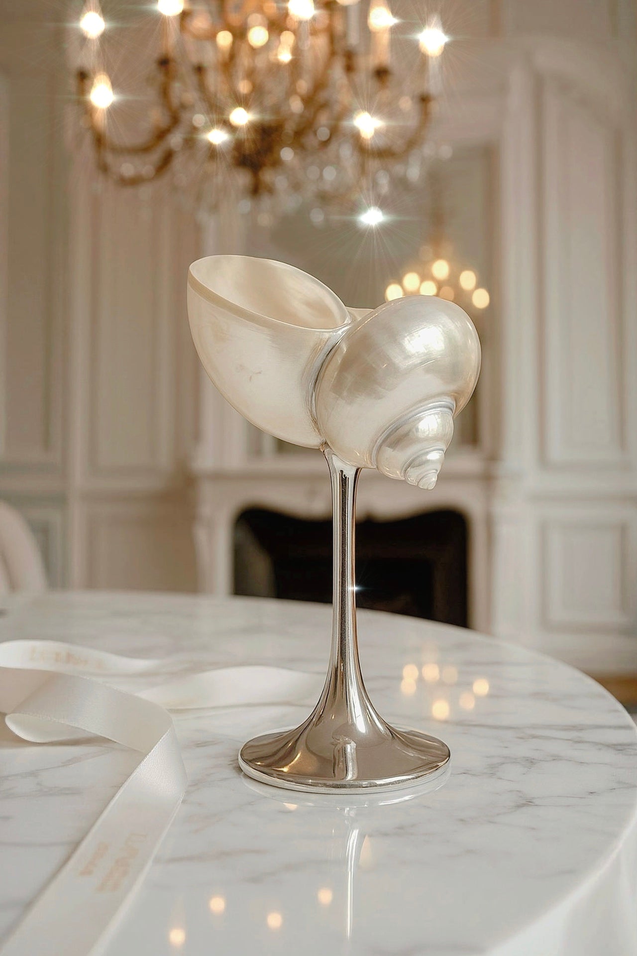 Seashell Enchanté Cup™️ Set of 2 in Silver – Anaïs Candle