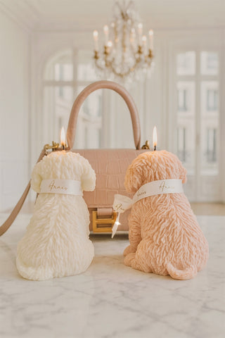 Juego de velas con forma de cachorro de Anaïs 