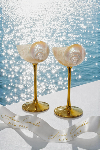 Seashell Enchanté Cup™️ Set of 2 in Gold