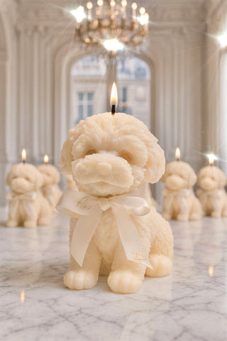 Juego de velas con forma de cachorro de Anaïs 