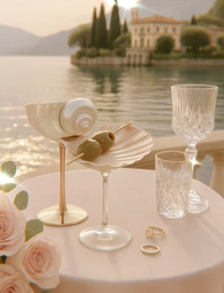 Shelle Oceana Cup Set of 2 being enjoyed on an international vacation.