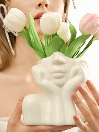 “Her” & Angelica Ceramic Vase Set of 2