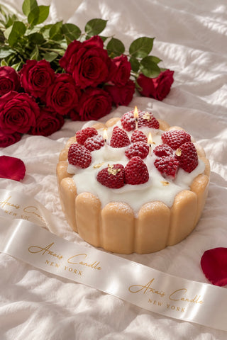 La Fraise Strawberry Charlotte Cake Candle – XXL