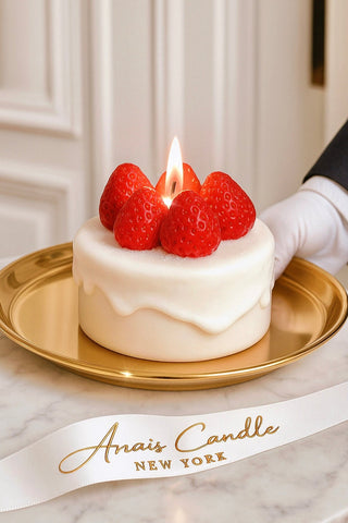 Vela de tarta de fresa de Anaïs 