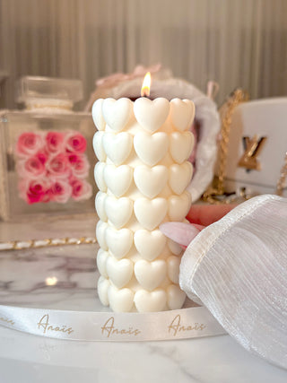 Million Hearts Candle.