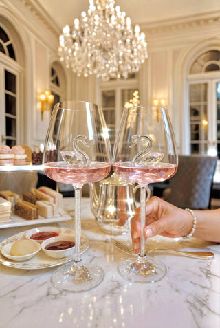 Swan’s Promise Wine Glass Cup Set of 2